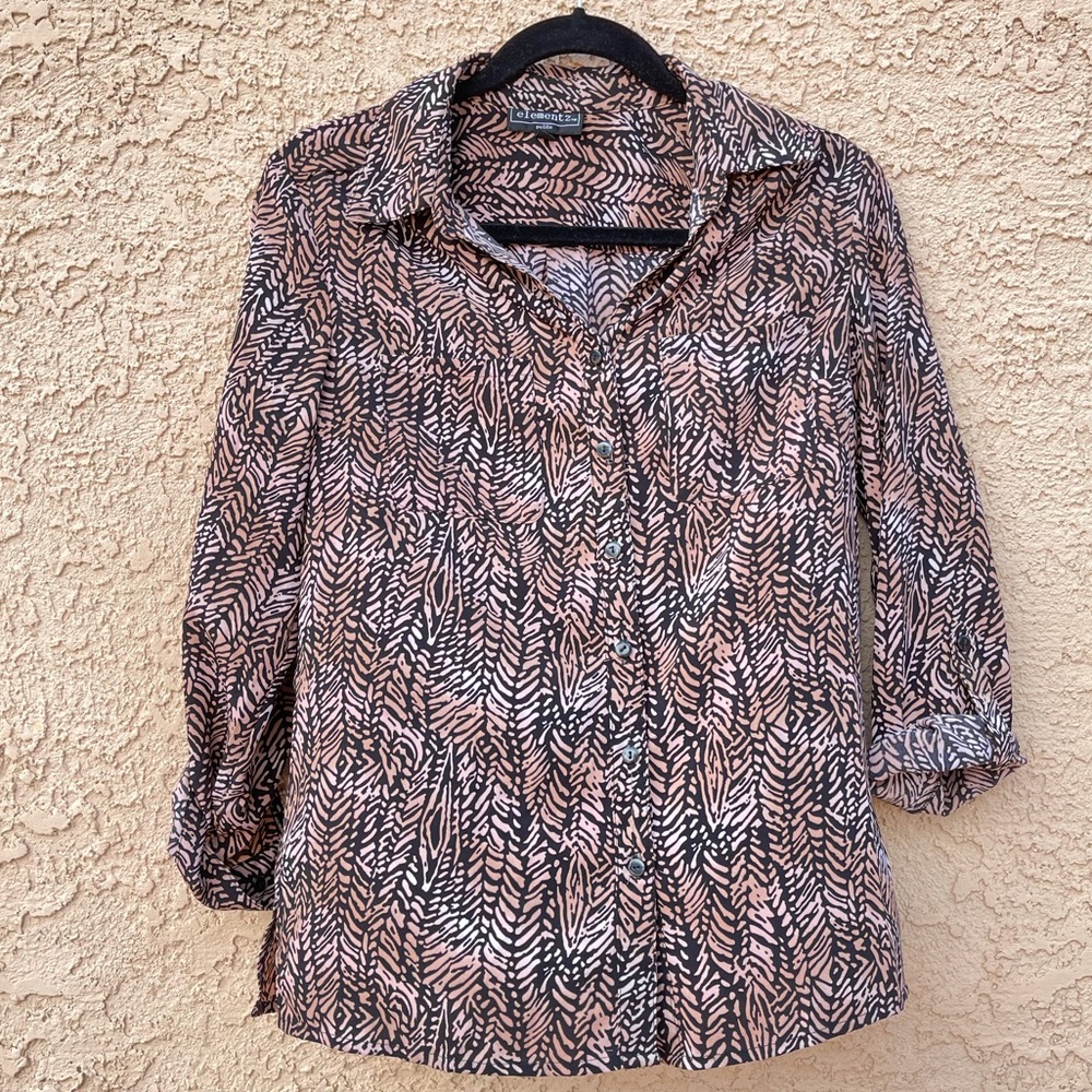 Elementz Button Down Blouse
